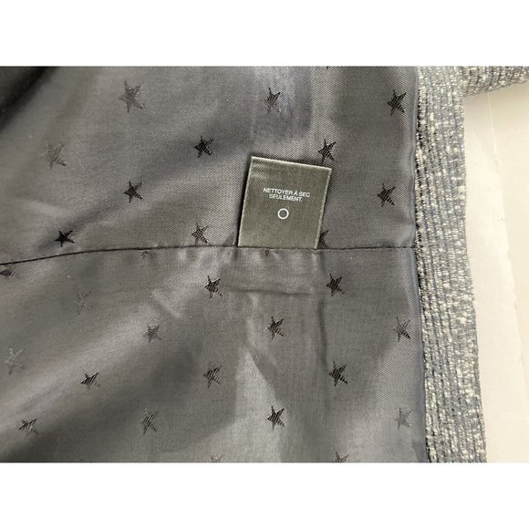 Marc by Marc Jacobs Size 8 Black & White Tweed Double-Breasted Cropped Jacket - Picture 9 of 10